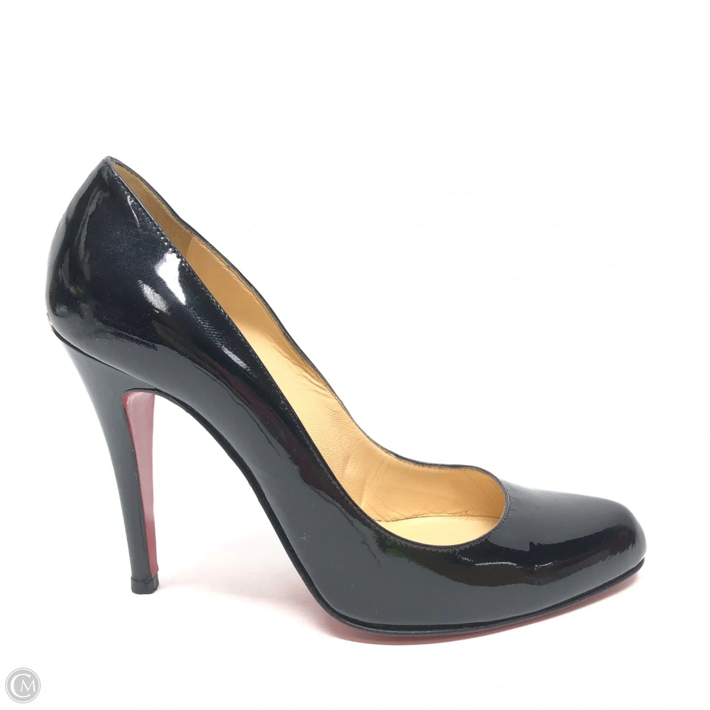 Shoes Luxury Designer By Christian Louboutin In Black, Size: 5