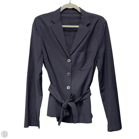 Blazer Luxury Designer By Burberry In Navy, Size: S