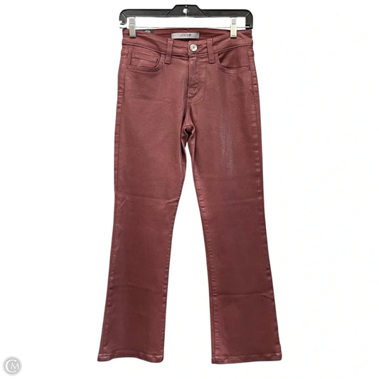 Jeans Boot Cut By Joes Jeans In Maroon, Size: 0