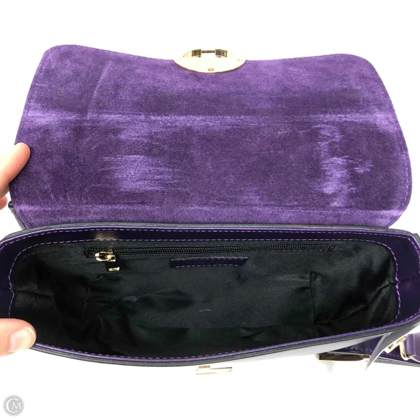 Crossbody Leather By Cmc, Size: Medium