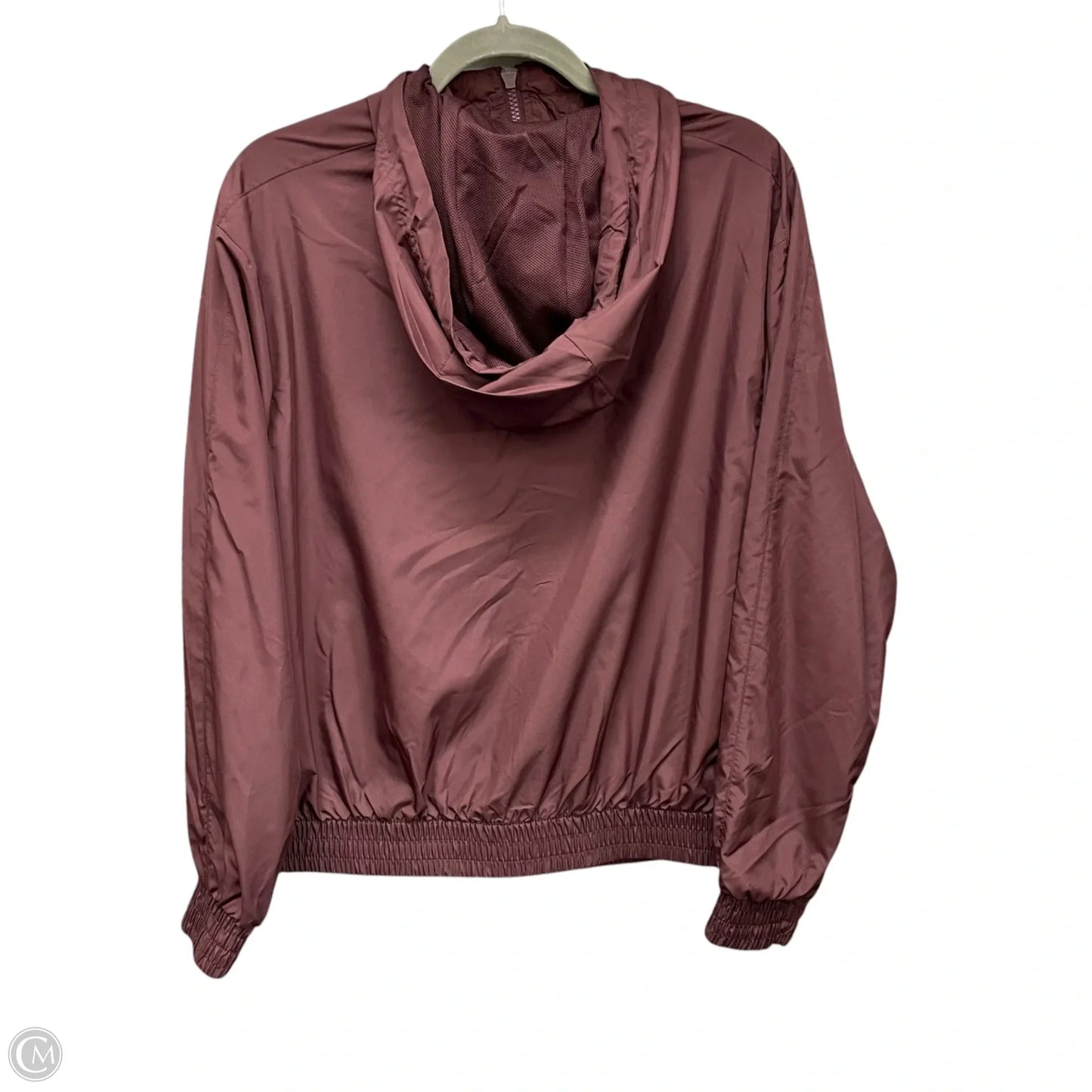 Athletic Jacket By Nike Apparel In Maroon, Size: Xs