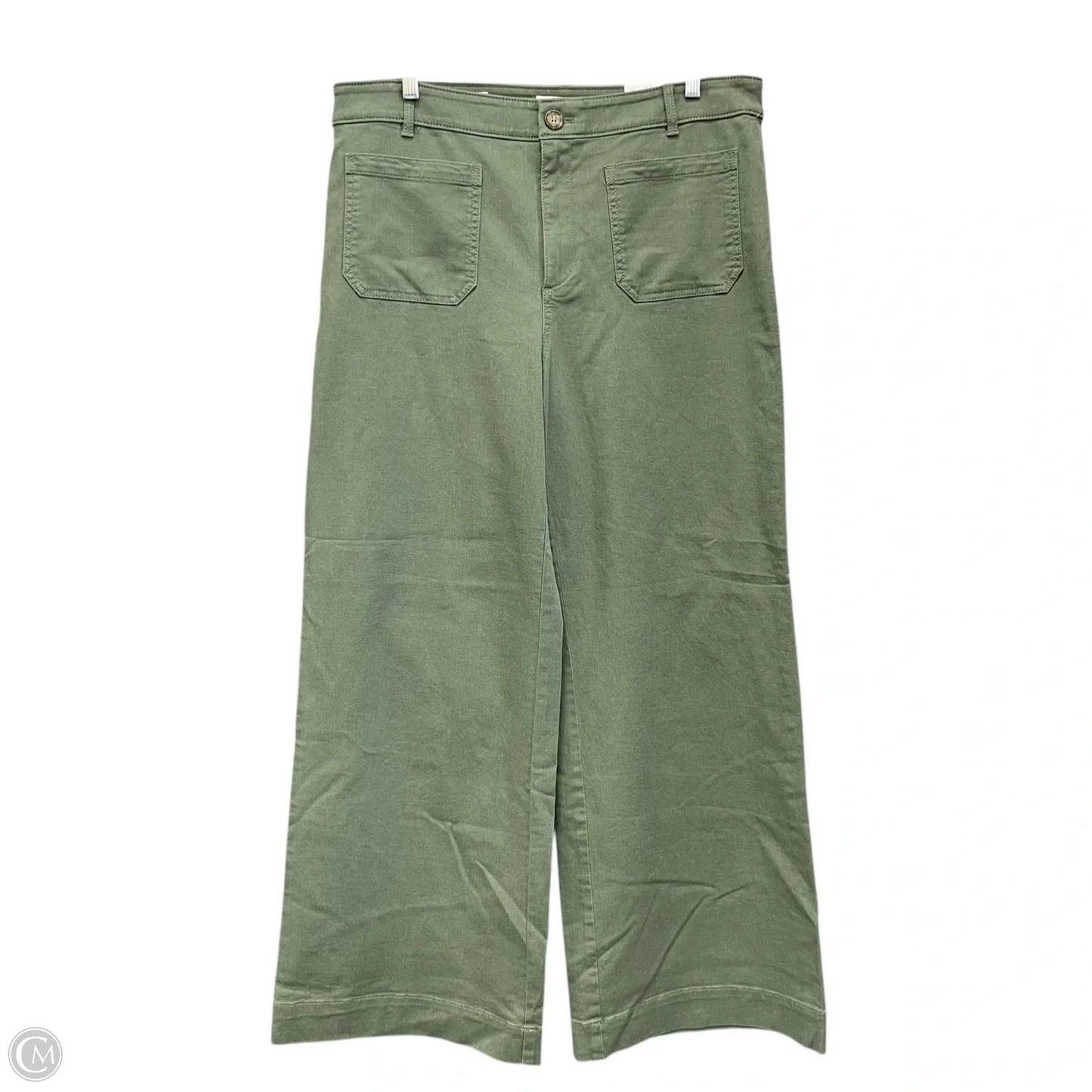 Jeans Wide Leg By Loft In Green, Size: 12