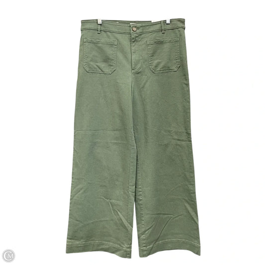 Jeans Wide Leg By Loft In Green, Size: 12