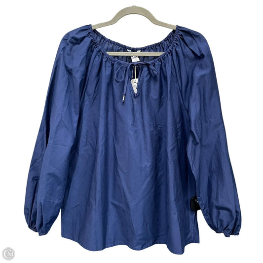 Top Long Sleeve By Tommy Bahama In Navy, Size: S