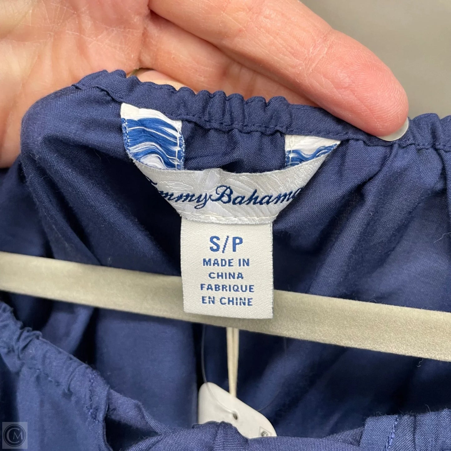 Top Long Sleeve By Tommy Bahama In Navy, Size: S