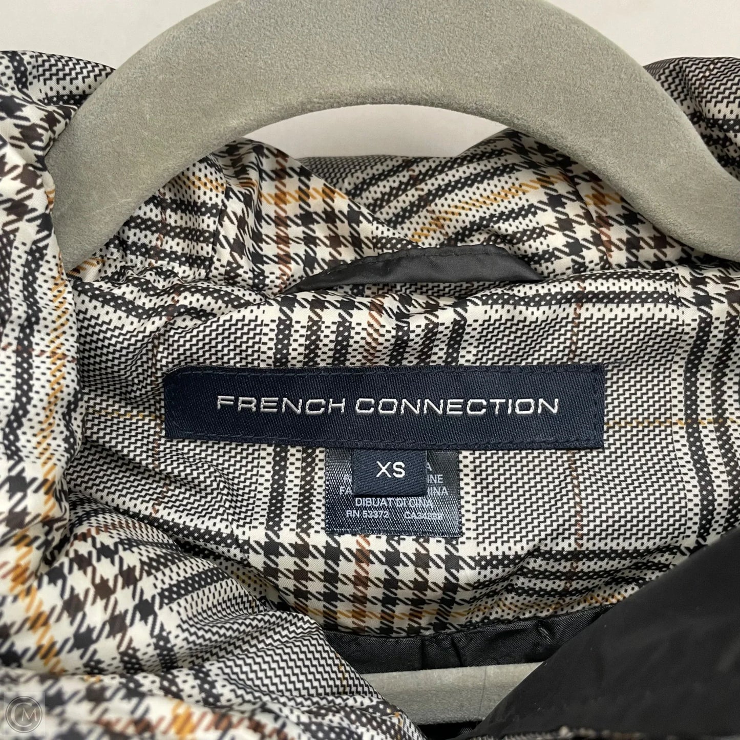 Coat Puffer & Quilted By French Connection In Black, Size: Xs