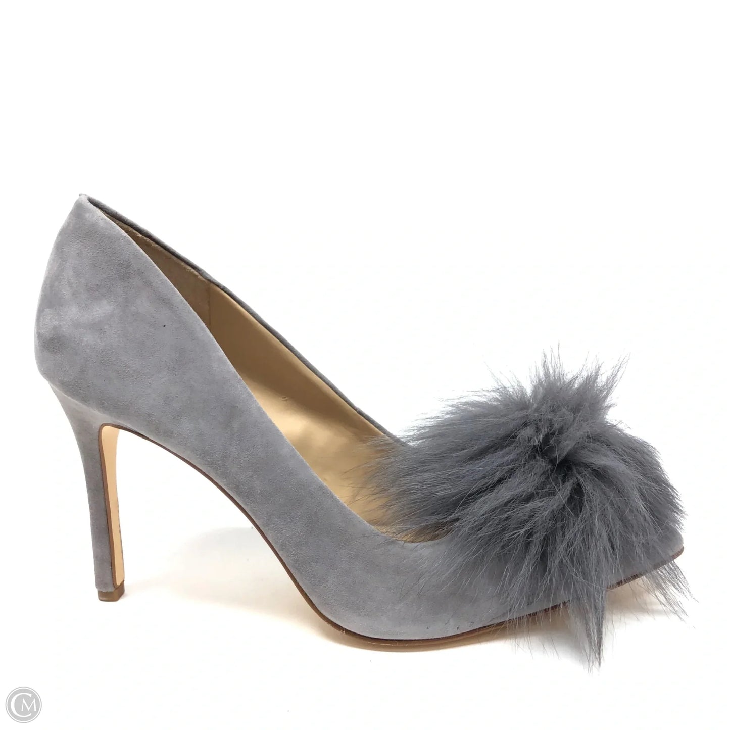 Shoes Heels Stiletto By Gianni Bini In Grey, Size: 9