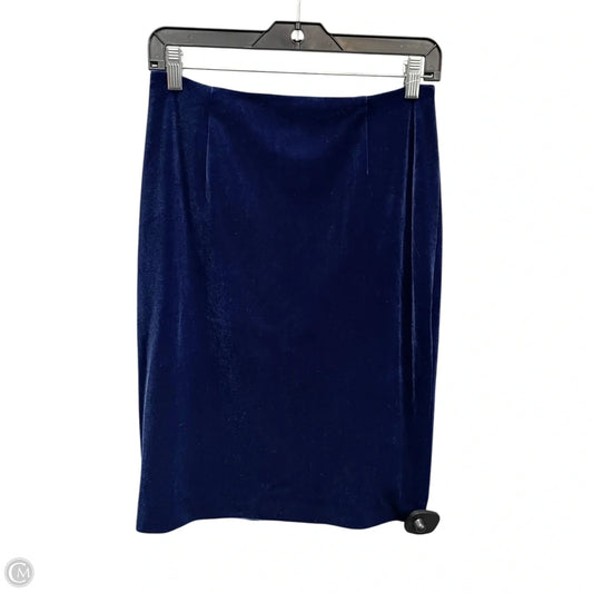 Skirt Midi By White House Black Market In Blue, Size: 6p
