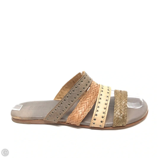 Sandals Flats By Bed Stu In Brown, Size: 8