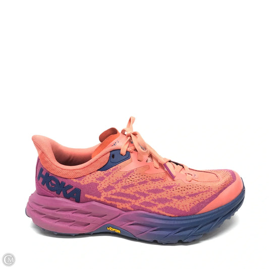 Shoes Athletic By Hoka In Blue & Orange, Size: 7