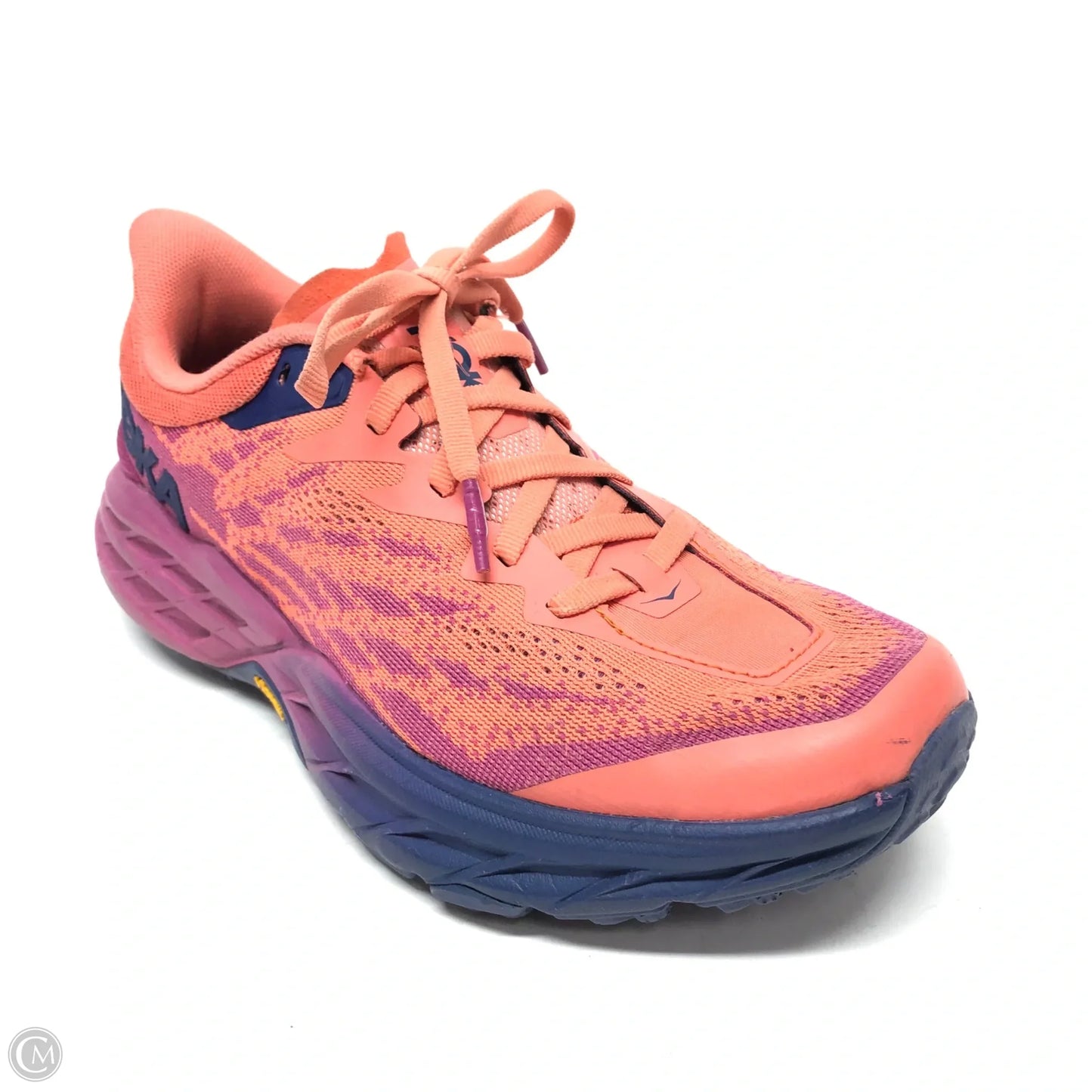 Shoes Athletic By Hoka In Blue & Orange, Size: 7