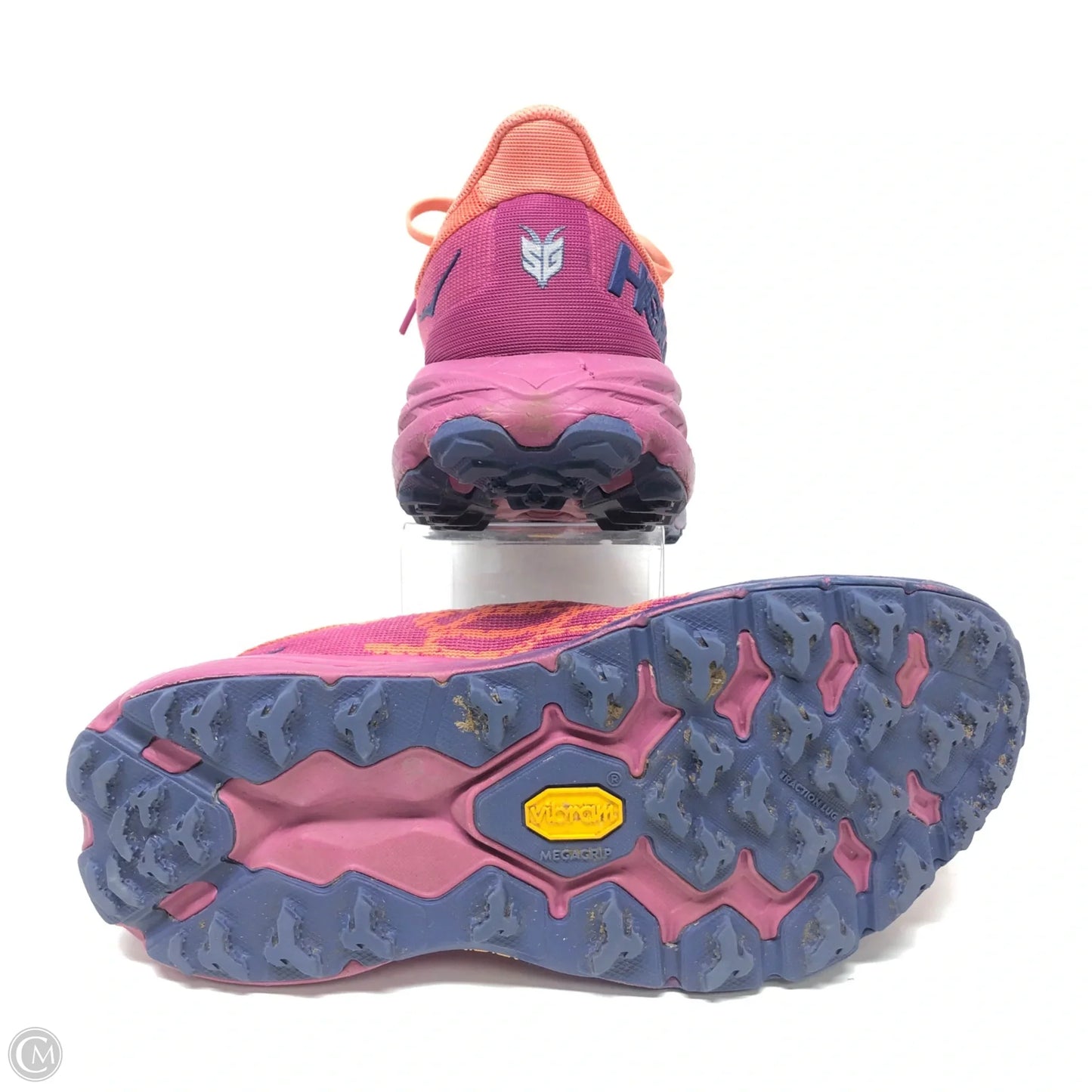 Shoes Athletic By Hoka In Blue & Orange, Size: 7