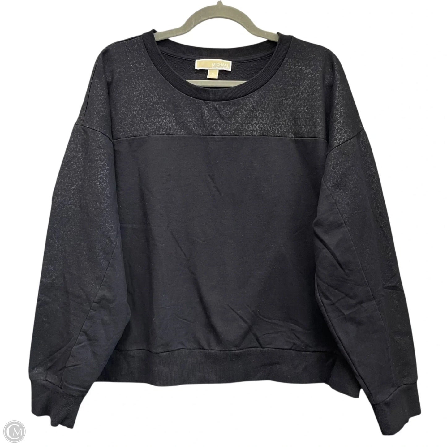 Sweatshirt Crewneck By Michael By Michael Kors In Black, Size: Xl