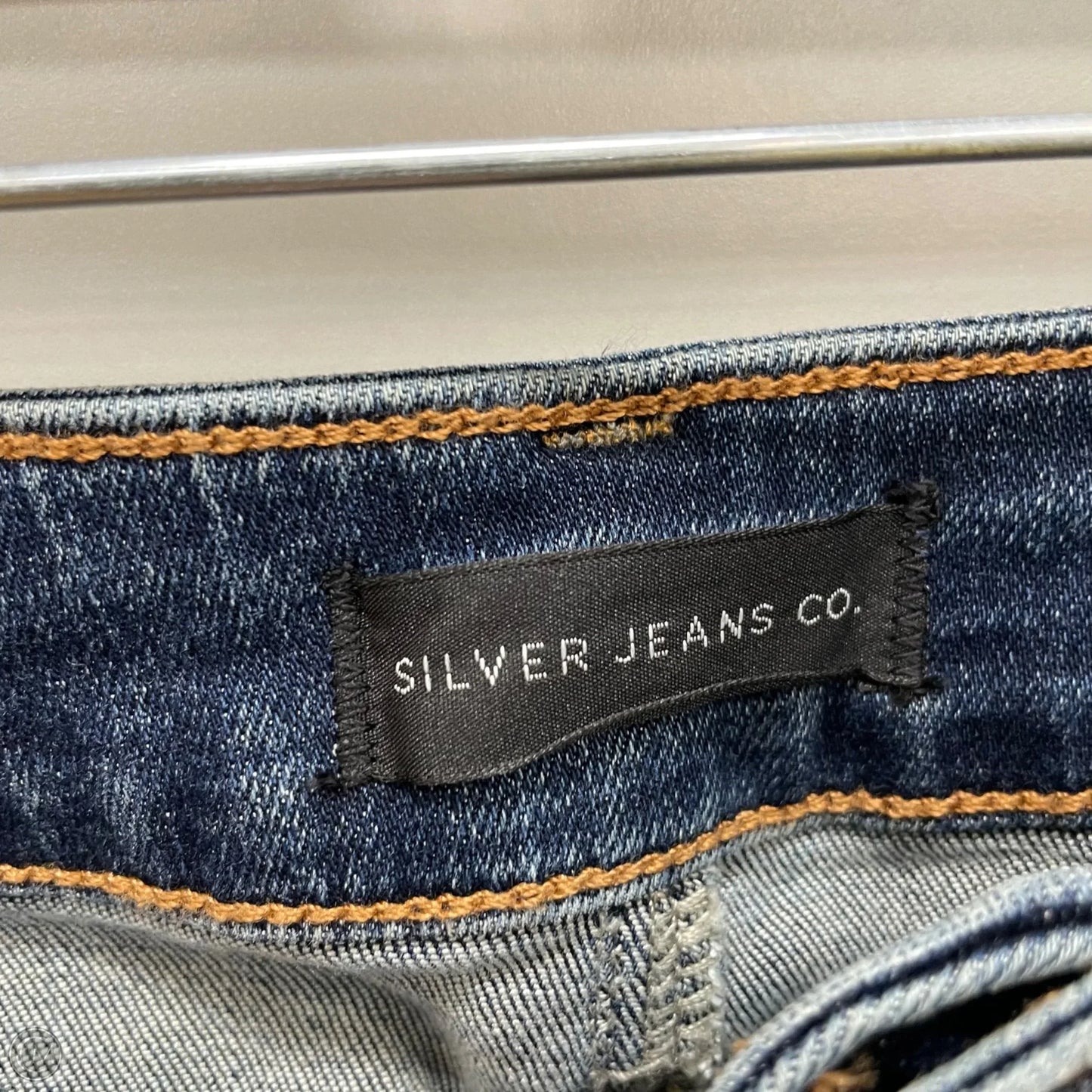 Jeans Flared By Silver In Blue Denim, Size: 20