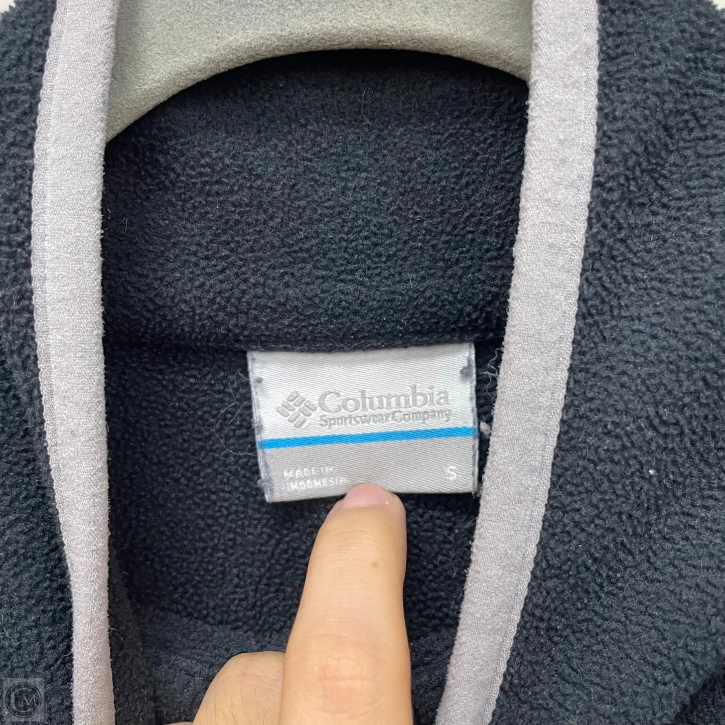 Athletic Top Long Sleeve Collar By Columbia In Black, Size: S