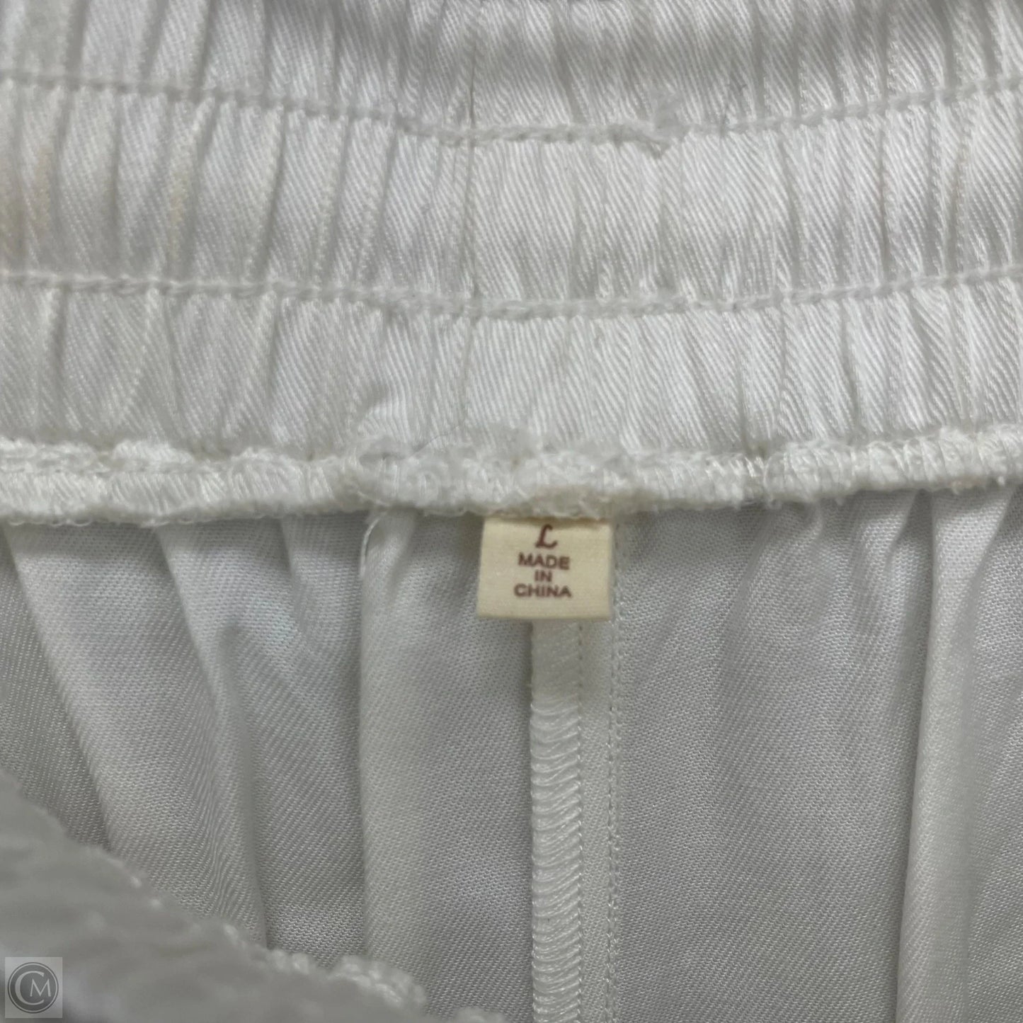 Shorts By Clothes Mentor In White, Size: L