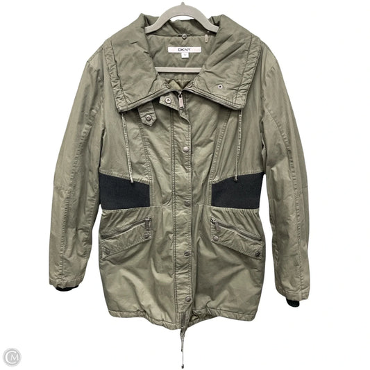Coat Other By Dkny In Green, Size: M