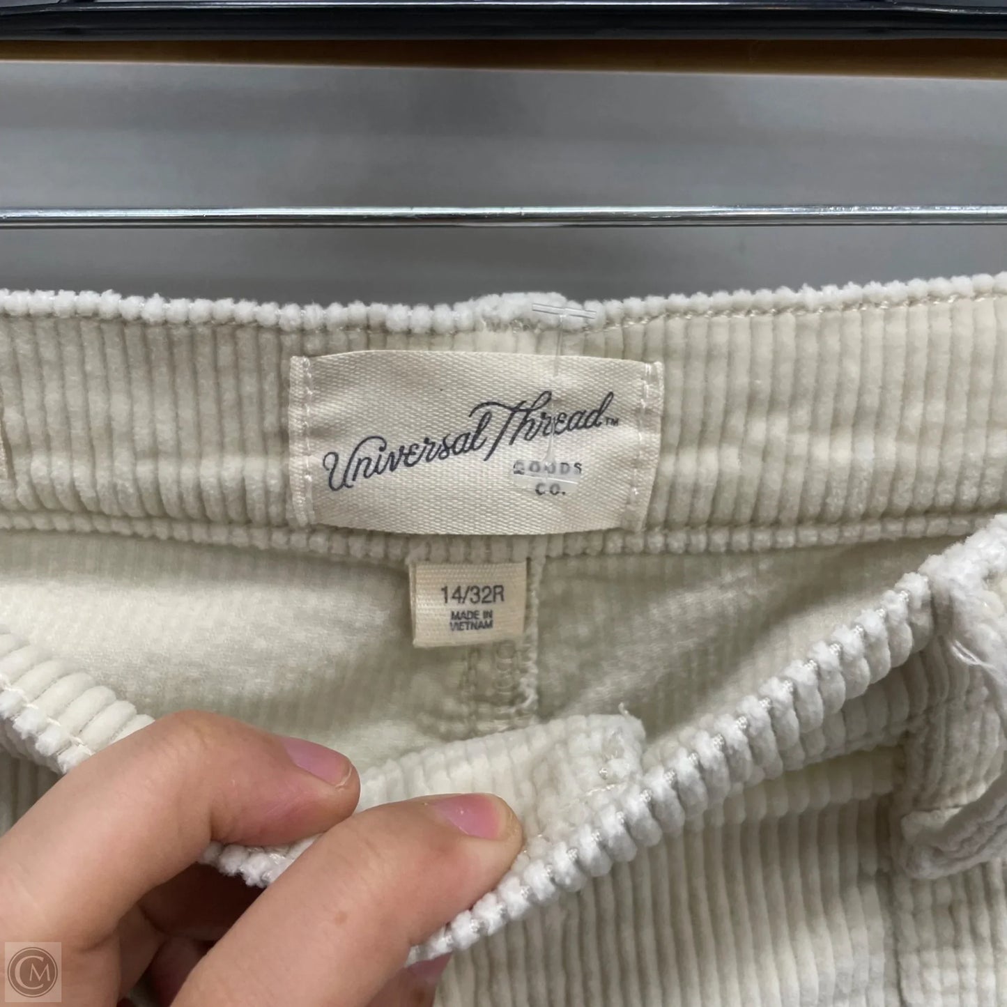 Pants Corduroy By Universal Thread In Cream, Size: 14