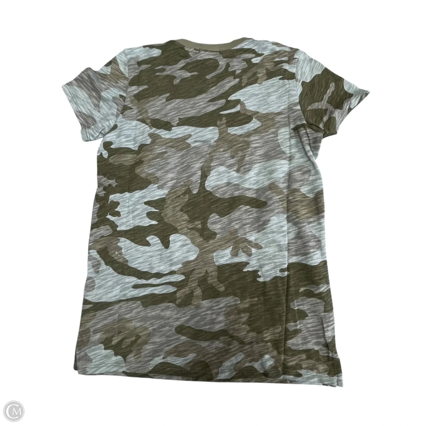 Top Short Sleeve Basic By Atm In Camouflage Print, Size: Xs