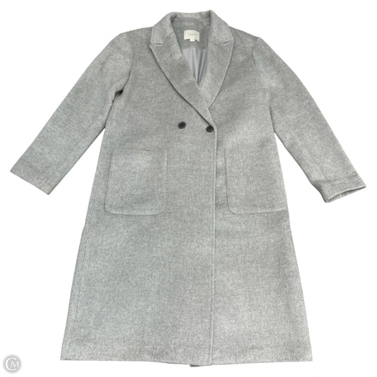 Coat Peacoat By Loft In Grey, Size: Xsp