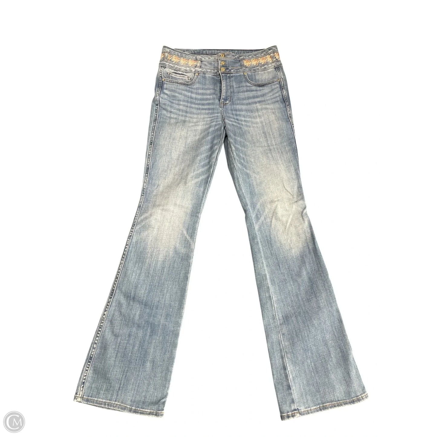 Jeans Flared By White House Black Market In Blue Denim, Size: 6