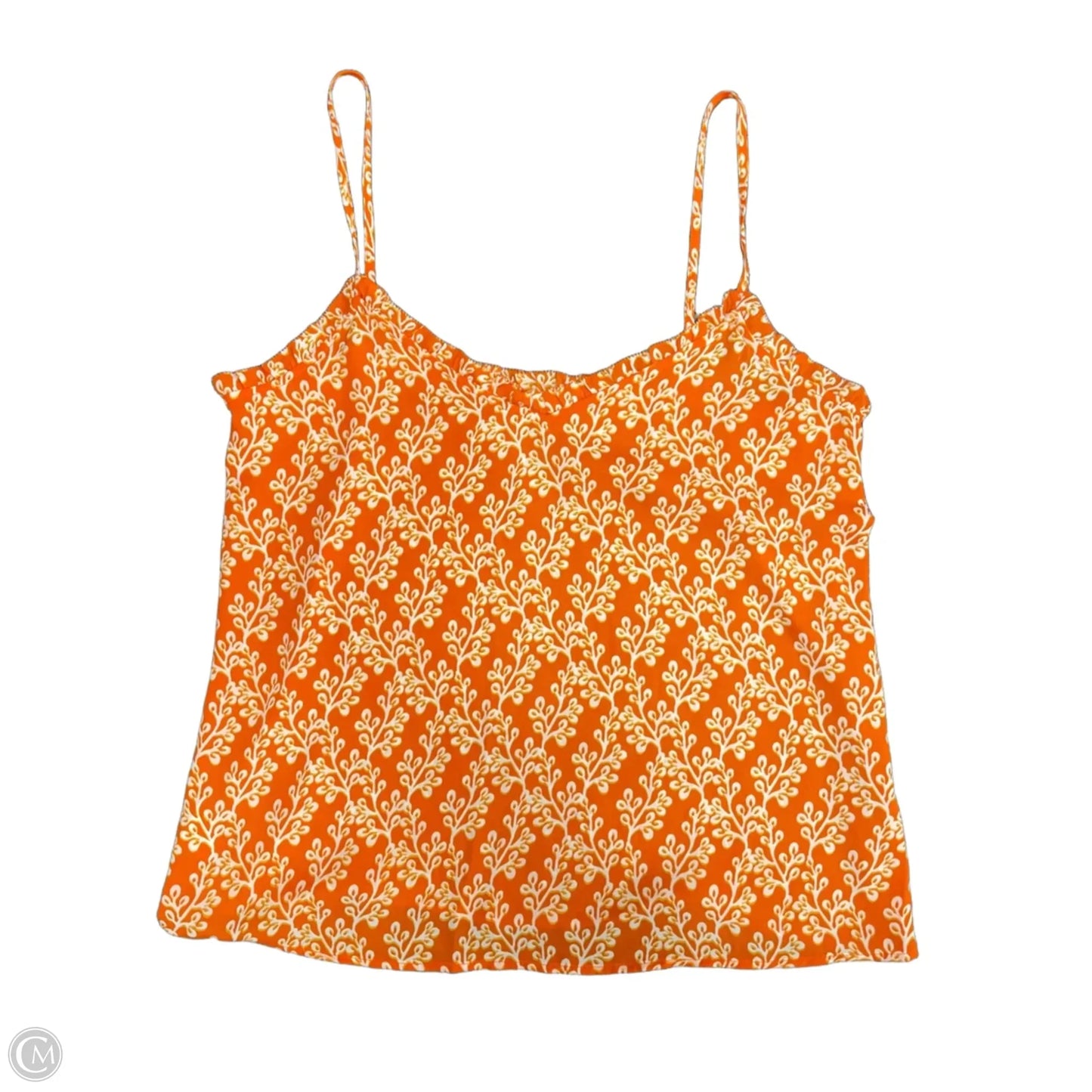Top Sleeveless By Loft In Orange, Size: Xsp