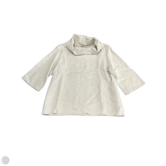 Top 3/4 Sleeve By Bryn Walker In Beige, Size: M