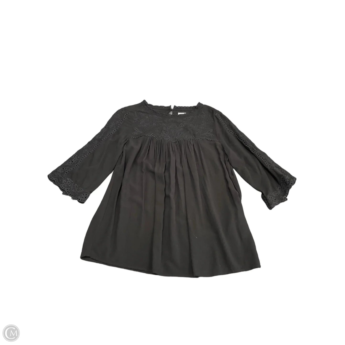 Top Short Sleeve By Chicos In Black, Size: 6