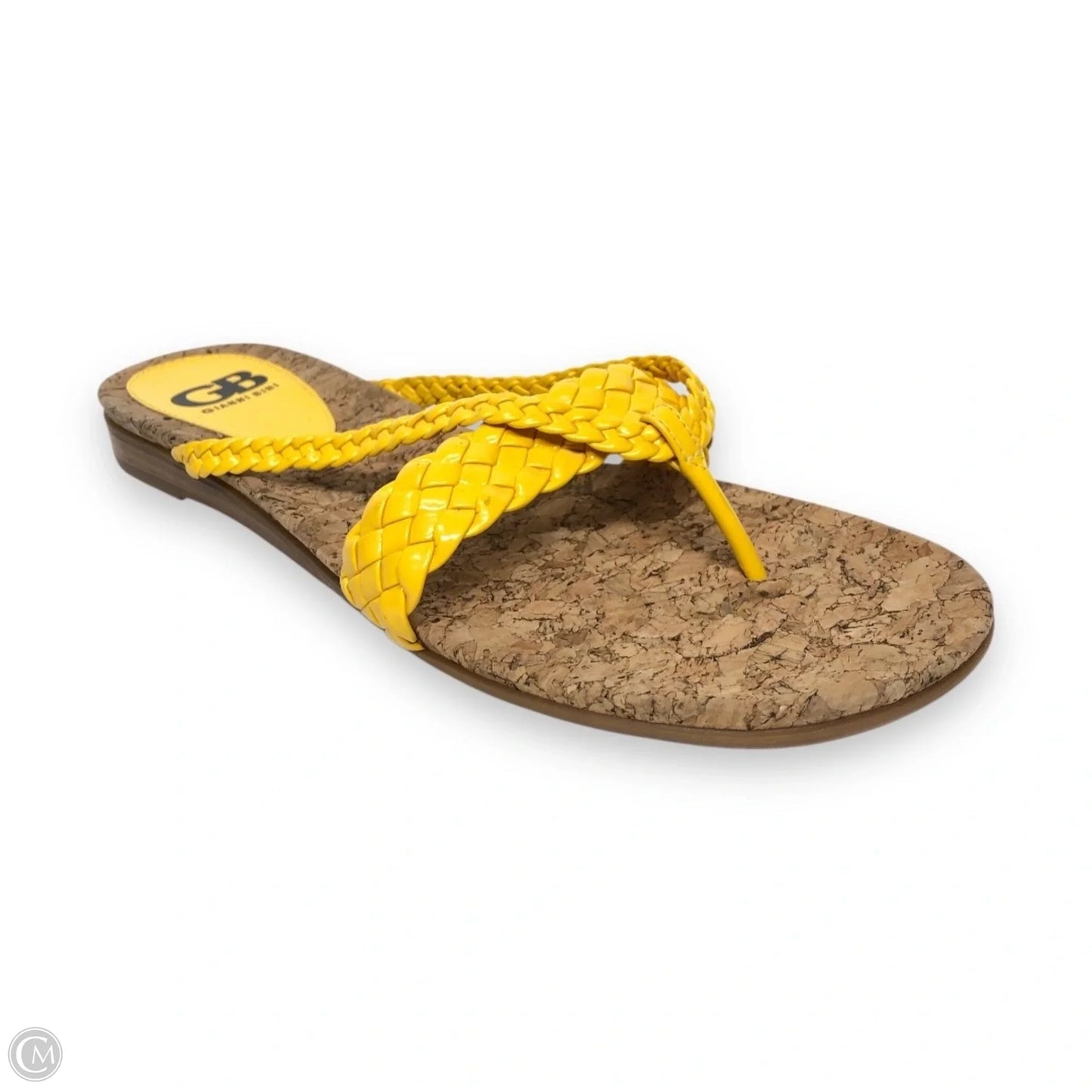 Sandals Flats By Gianni Bini In Yellow, Size: 8.5