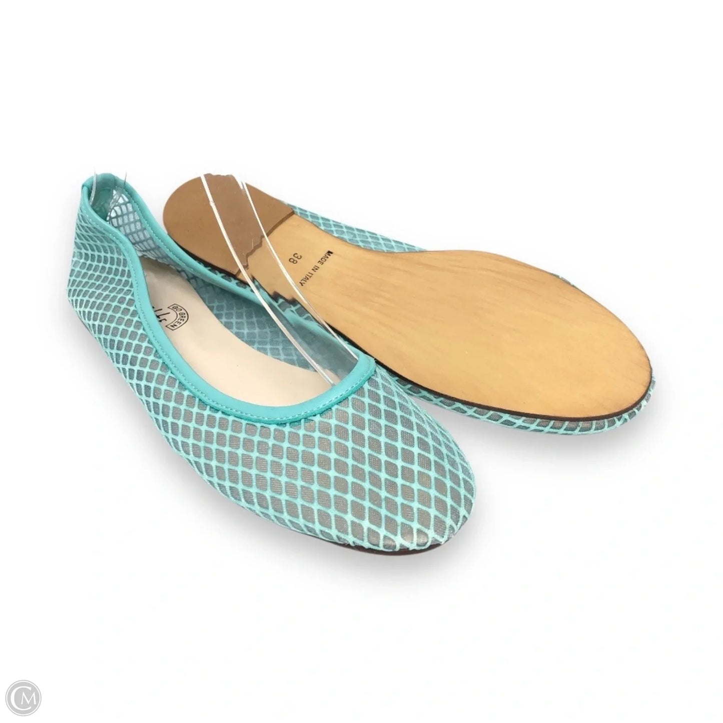 Shoes Flats By Cma In Aqua, Size: 7.5