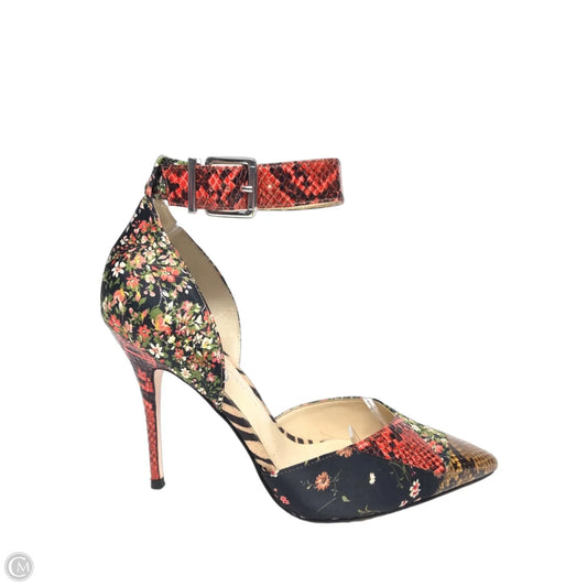 Shoes Heels Stiletto By Jessica Simpson In Multi-colored, Size: 8.5