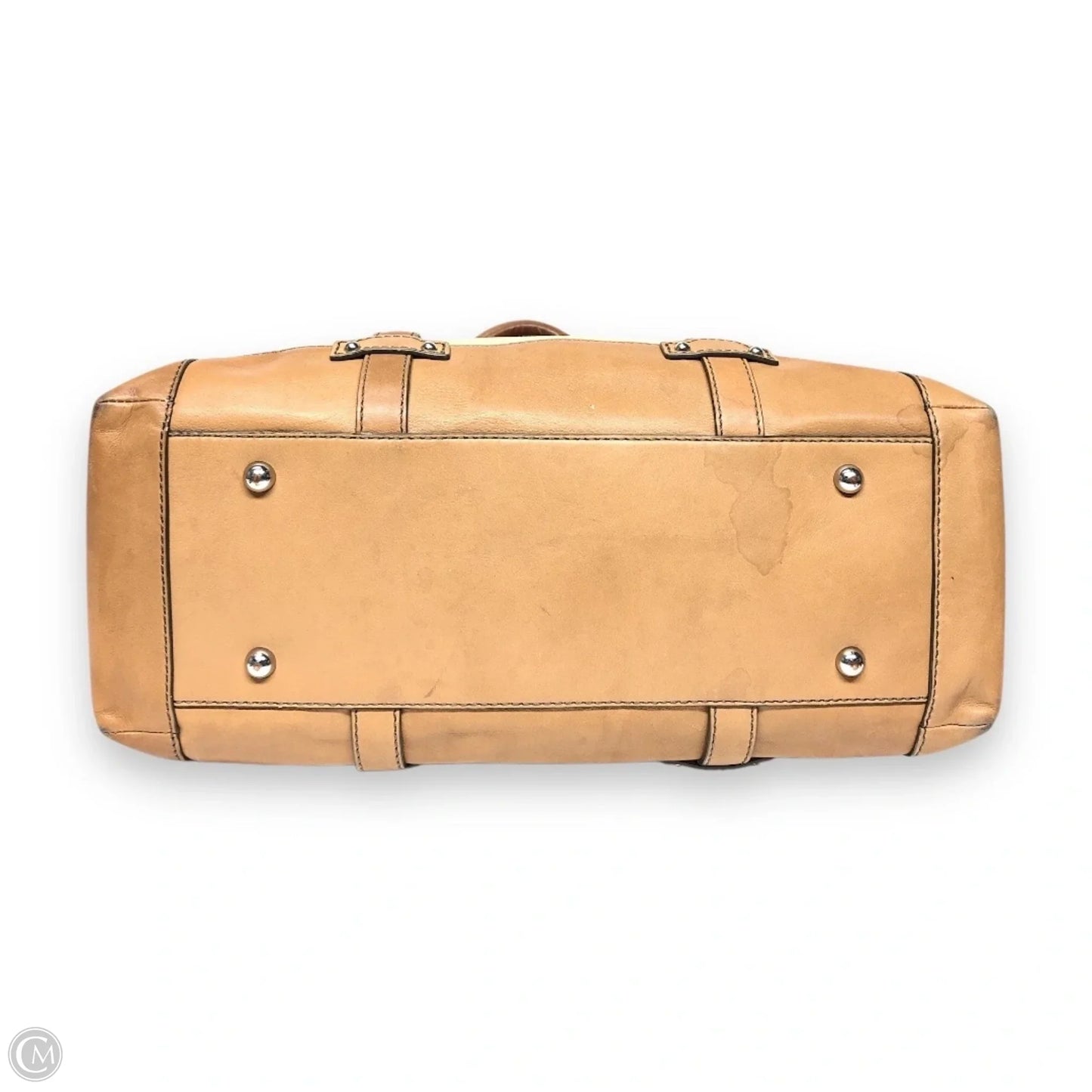 Handbag Leather By Banana Republic, Size: Large