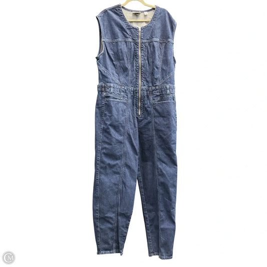 Jumpsuit By Universal Thread In Blue Denim, Size: 16