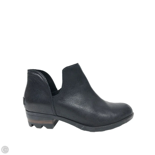 Boots Ankle Heels By Sorel In Black, Size: 8