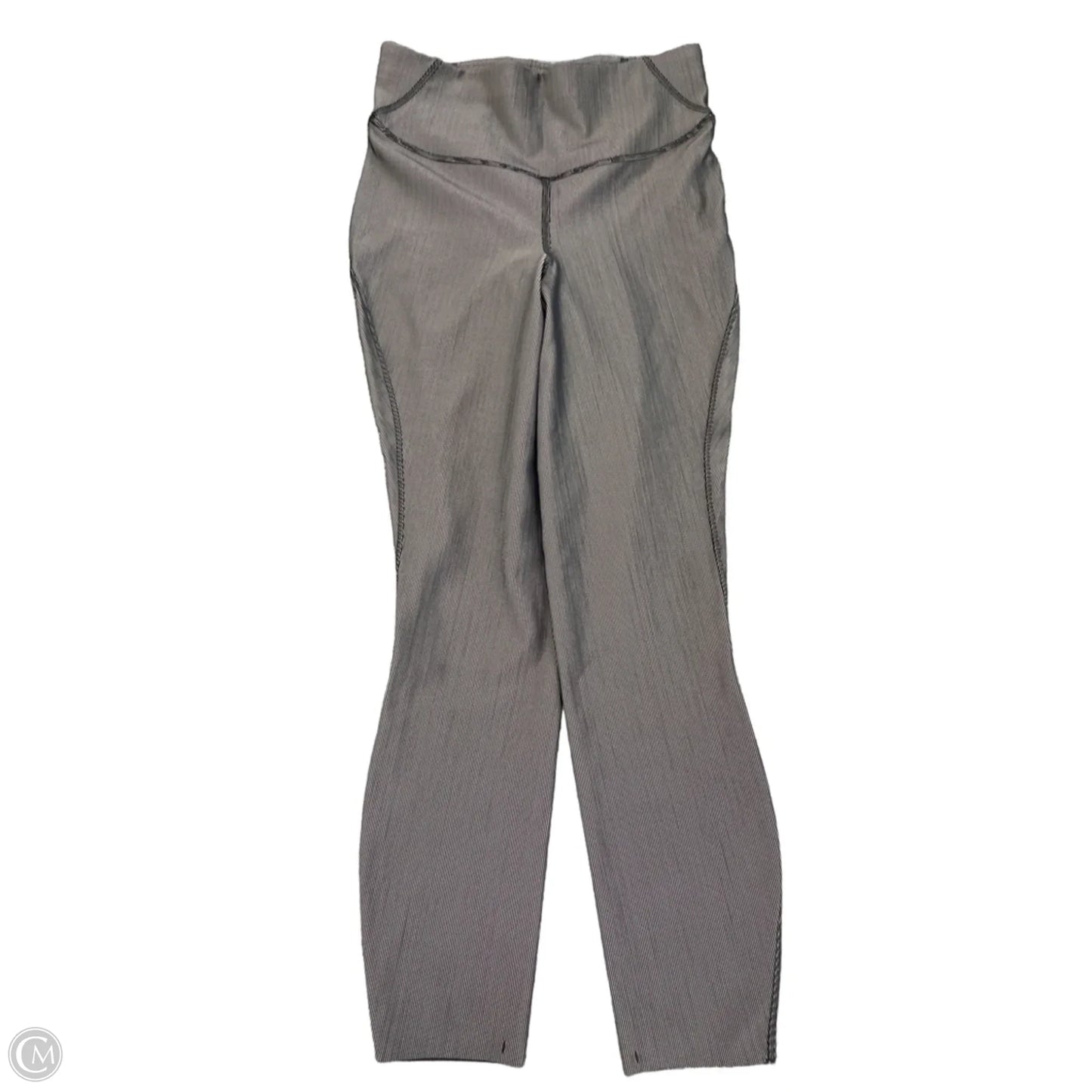 Athletic Leggings By Lululemon In Black & Grey, Size: 6