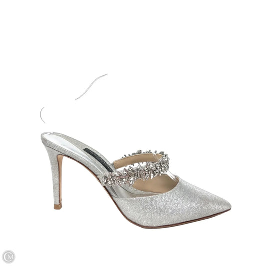Shoes Heels Block By Antonio Melani In Silver, Size: 9.5