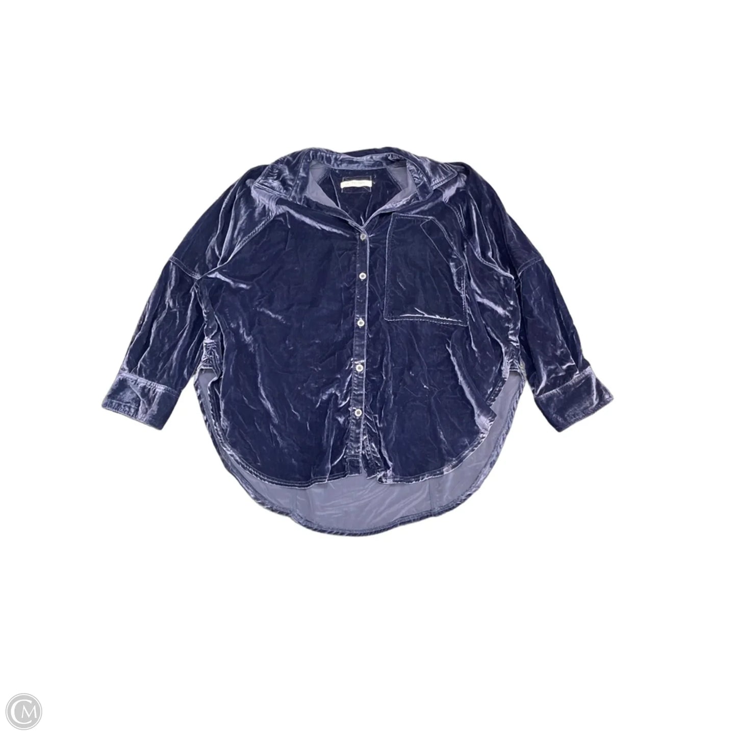 Top Long Sleeve By We The Free In Blue, Size: M