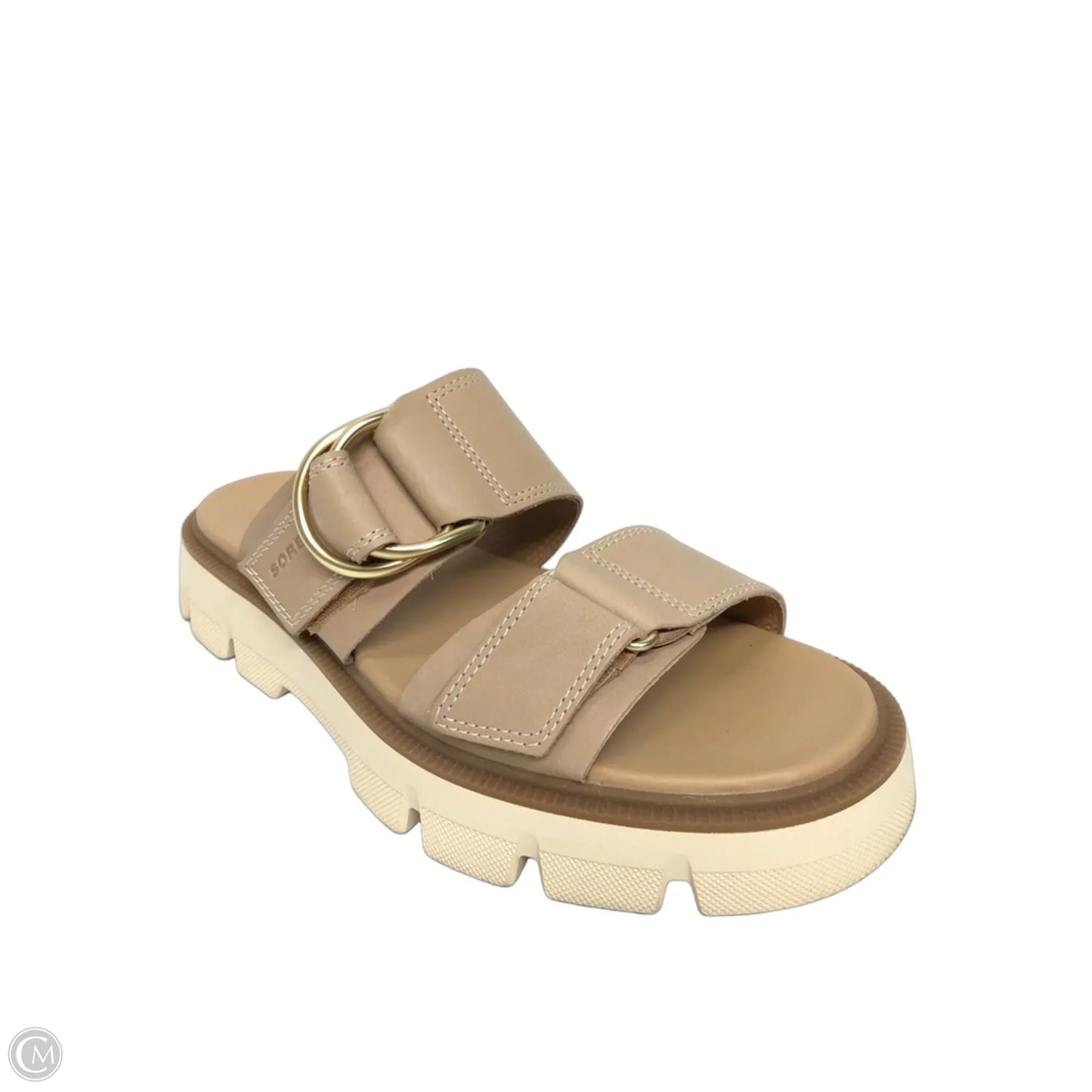 Sandals Heels Platform By Sorel In Beige, Size: 6.5