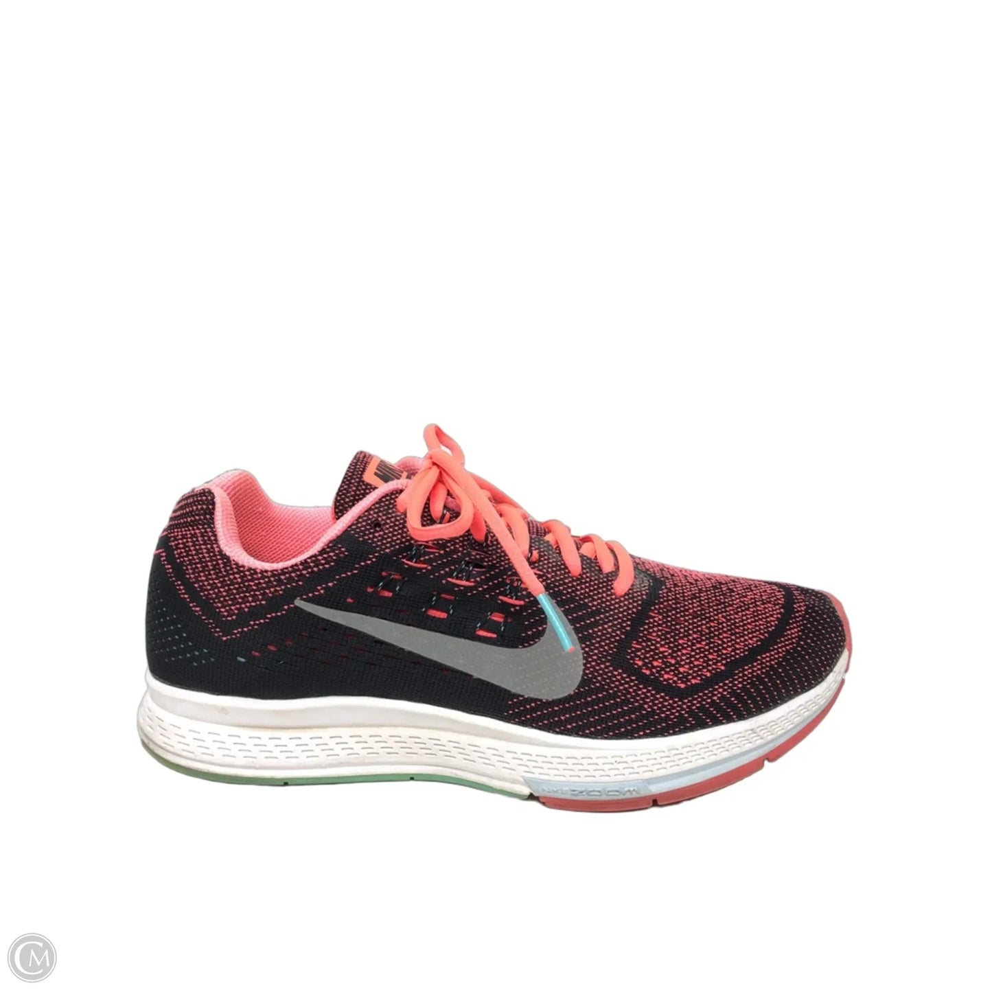 Shoes Athletic By Nike In Black & Orange, Size: 9