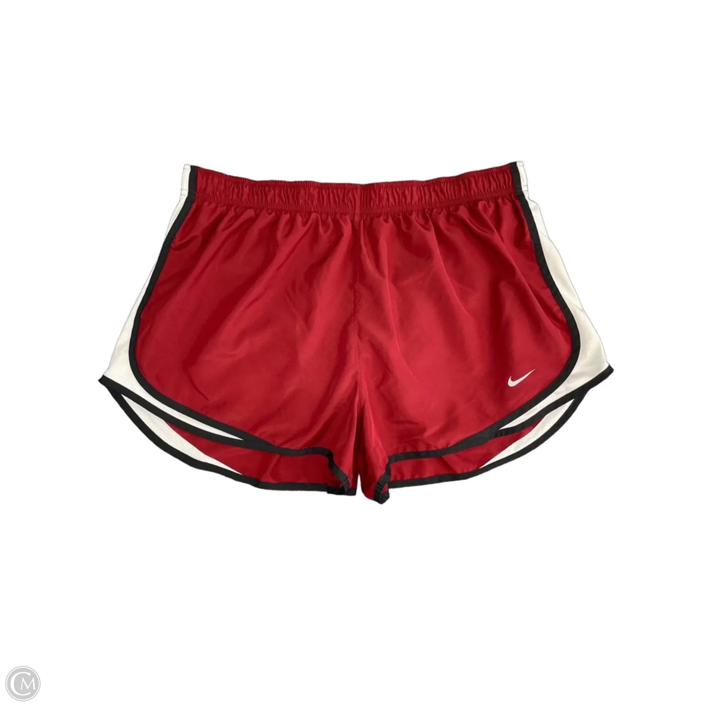 Athletic Shorts By Nike In Red & White, Size: Xxl