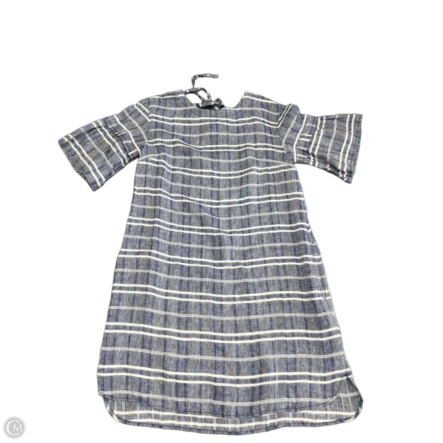 Dress Casual Short By Caslon In Blue & White, Size: M
