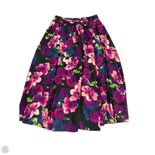 Skirt Maxi By Cato In Floral Print, Size: 20