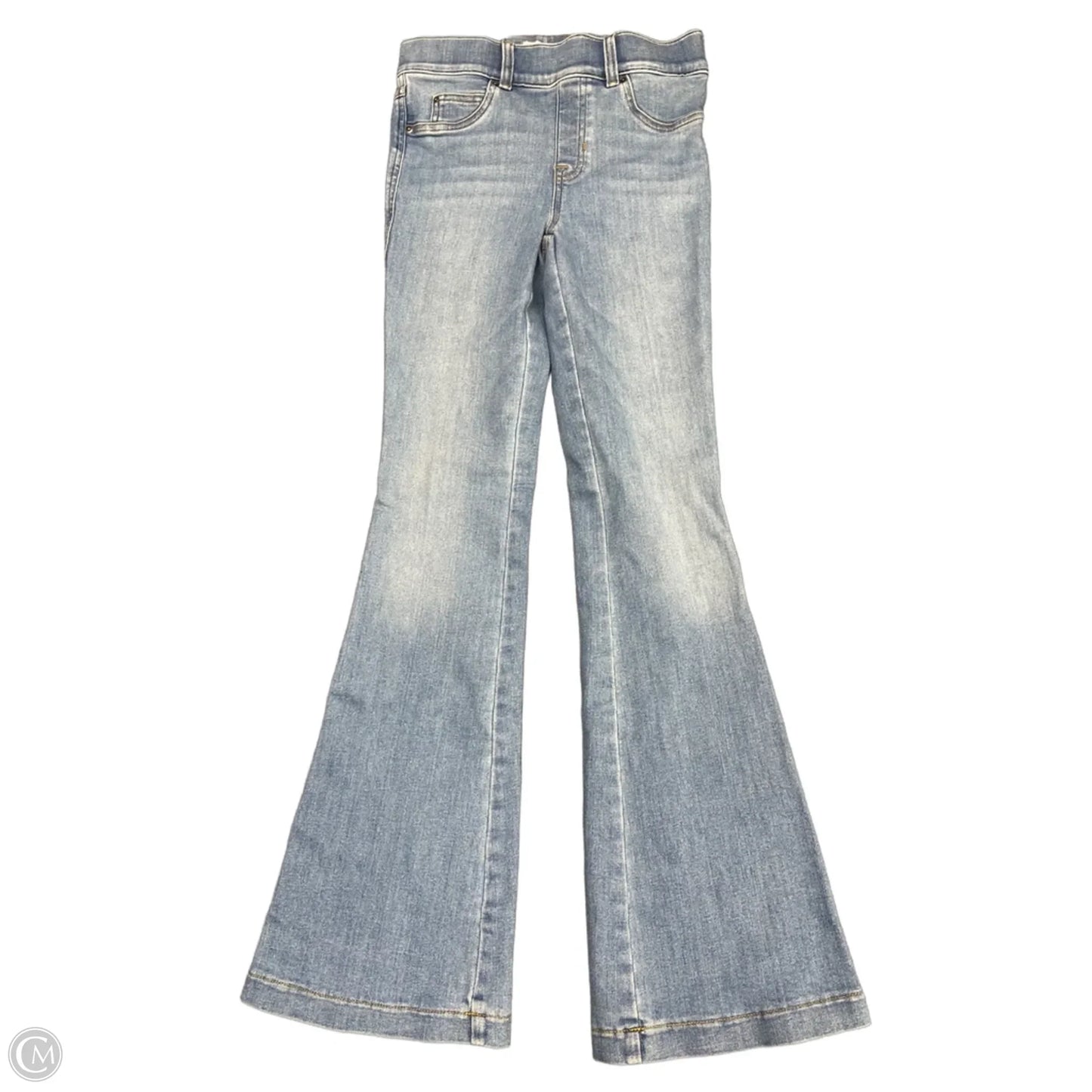 Jeans Flared By Spanx In Blue Denim, Size: Xs