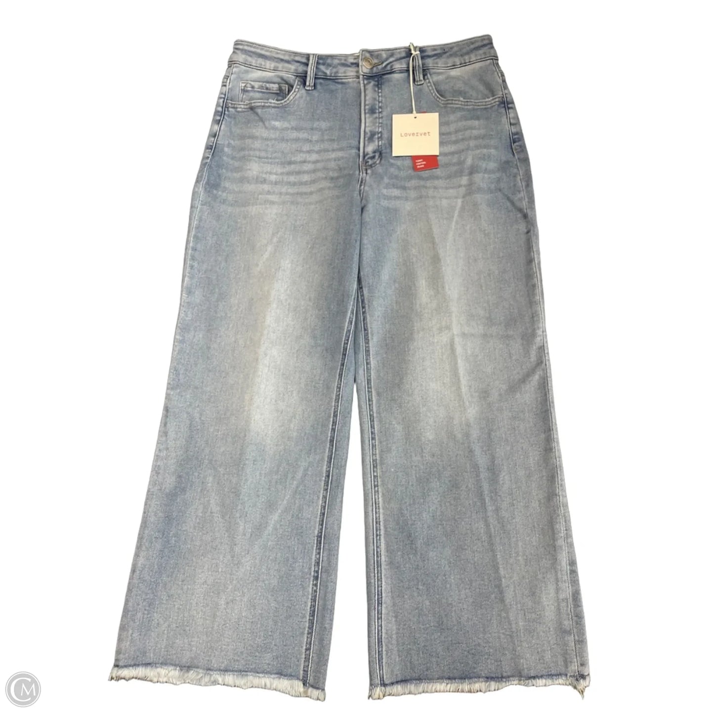 Jeans Wide Leg By Vervet In Blue Denim, Size: 18