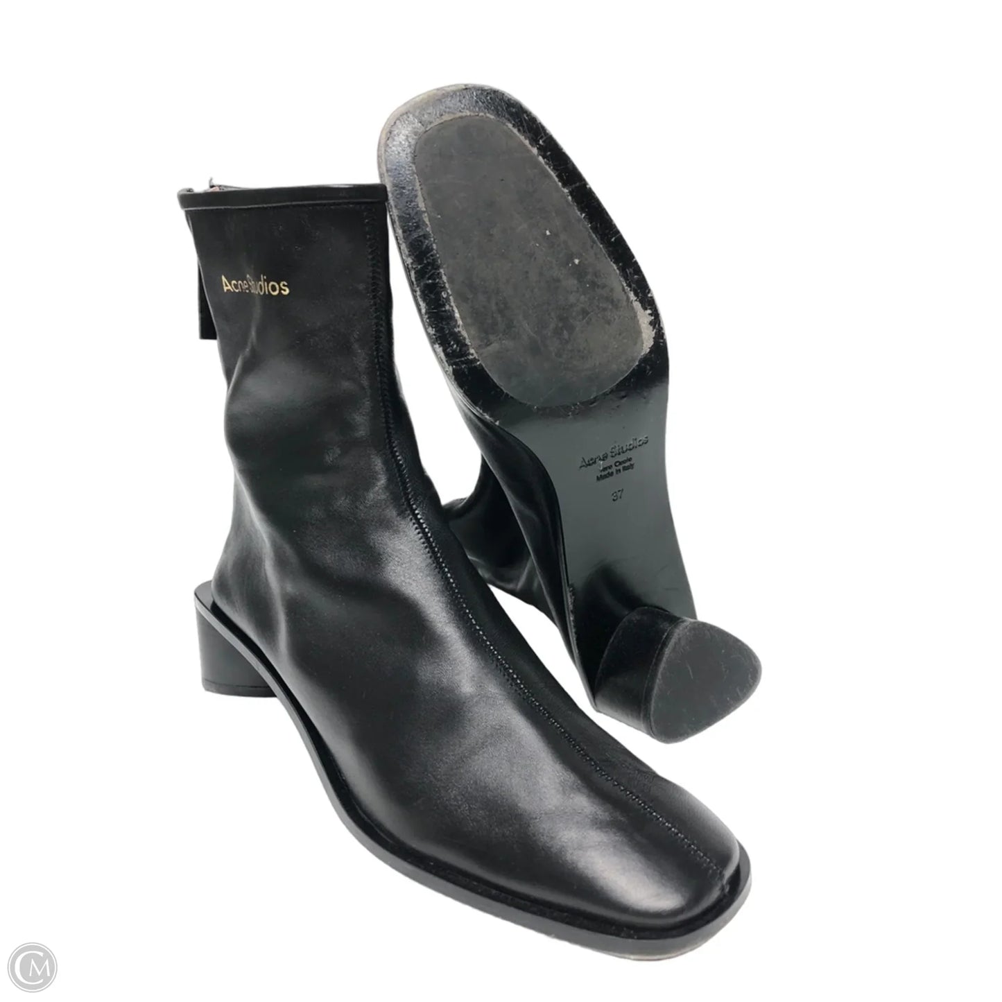 Boots Leather By Cma In Black, Size: 6.5