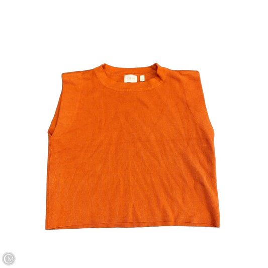 Top Sleeveless By Cyrus In Orange, Size: S