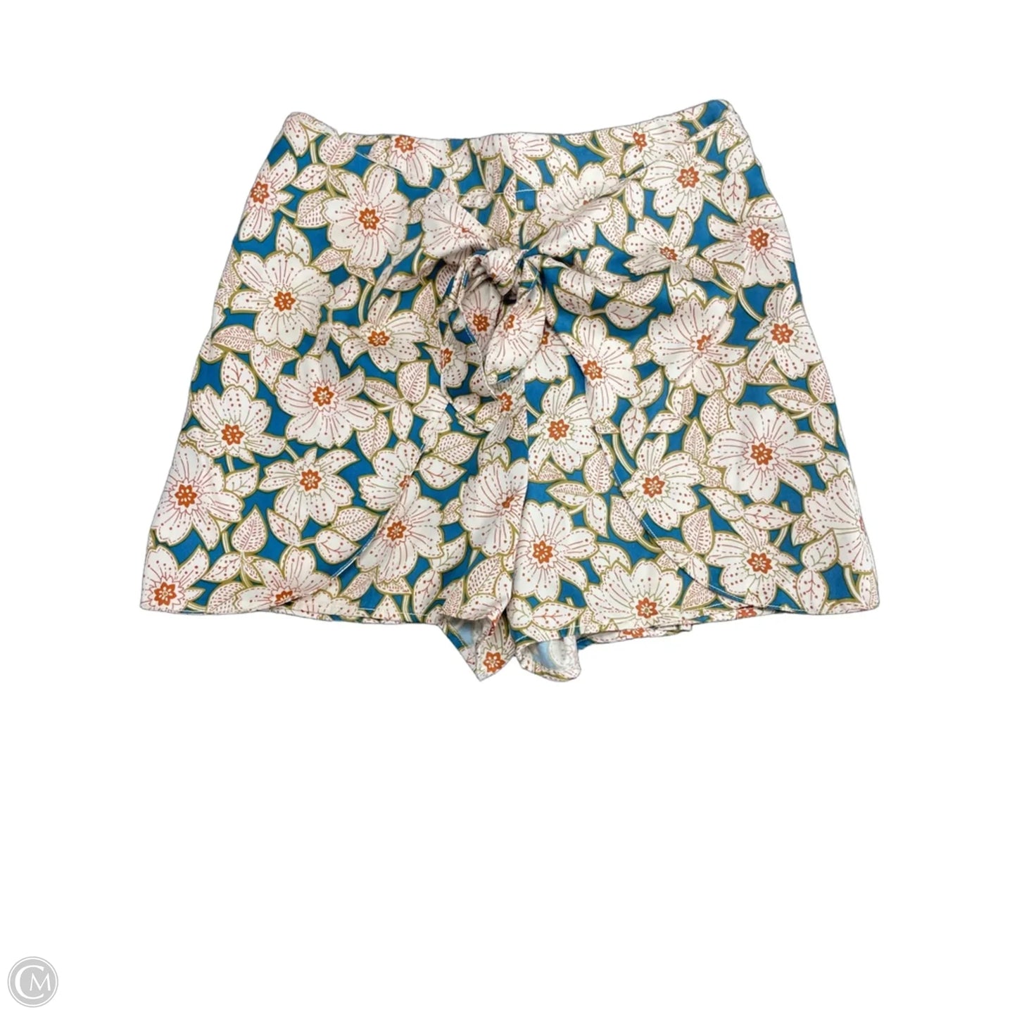 Shorts By Anthropologie In Blue & Cream, Size: S