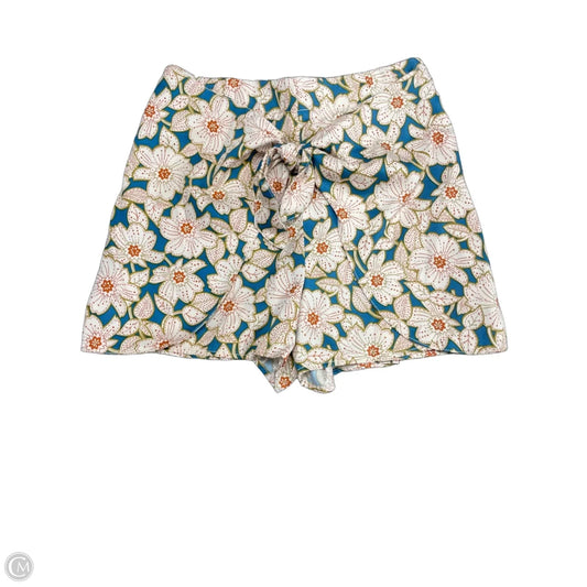 Shorts By Anthropologie In Blue & Cream, Size: S