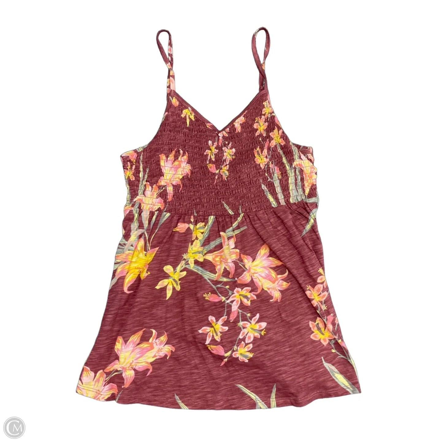 Top Sleeveless By Torrid In Floral Print, Size: M