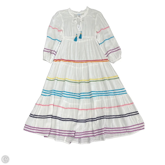 Dress Casual Maxi By Blue Island In White, Size: S